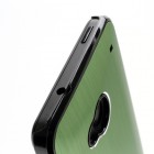 Šlifuoto metalo HTC One M7 žalias dėklas