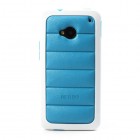 „Infisens“ Hybrid Bumper HTC One M7 šviesiai mėlynas dėklas