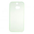 Ploniausias pasaulyje HTC One M8 žalias skaidrus plastikinis dėklas