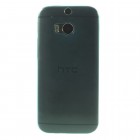 HTC One M8 skaidrus (permatomas) kieto silikono TPU ploniausias pasaulyje šviesiai mėlynas dėklas
