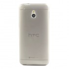 HTC One mini baltas silikoninis dėklas