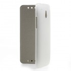 Atverčiamas HTC One mini baltas dėklas 