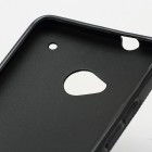 Silikoninis HTC One M7 juodas dėklas