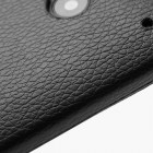 Atverčiamas odinis HTC One M7 juodas dėklas
