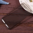 HTC U Play (Alpine) skaidrus (permatomas) kieto silikono TPU ploniausias pasaulyje pilkas dėklas