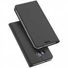 „Dux Ducis“ Skin serijos HTC U11 (U11 Dual) juodas odinis atverčiamas dėklas