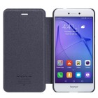Huawei P9 Lite 2017 (P8 Lite 2017) pilkas odinis atverčiamas Nillkin Sparkle dėklas - knygutė