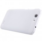 Nillkin Frosted Shield Huawei Ascend G7 baltas plastikinis dėklas + apsauginė ekrano plėvelė