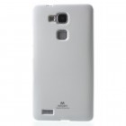 Huawei Ascend Mate 7 baltas Mercury kieto silikono (TPU) dėklas