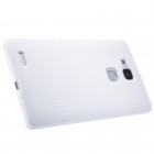Huawei Ascend Mate 7 Nillkin Frosted Shield baltas plastikinis dėklas + apsauginė ekrano plėvelė