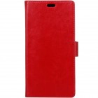 Huawei Honor 10 atverčiamas raudonas odinis dėklas, knygutė - piniginė