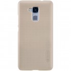 Huawei Honor 5c (Honor 7 Lite) Nillkin Frosted Shield auksinis plastikinis dėklas + apsauginė ekrano plėvelė