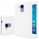 Huawei Honor 5c (Honor 7 Lite) Nillkin Frosted Shield baltas plastikinis dėklas + apsauginė ekrano plėvelė