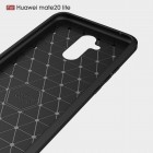 Huawei Mate 20 Lite „Carbon“ kieto silikono TPU juodas dėklas - nugarėlė