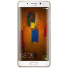 Huawei Mate 9 Pro Nillkin Frosted Shield auksinis plastikinis dėklas + apsauginė ekrano plėvelė
