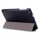 Huawei MediaPad M1 8" atverčiamas juodas odinis dėklas - knygutė