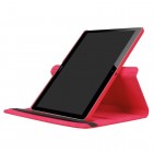 Huawei MediaPad T3 10 atverčiamas, sukamas 360 laipsnių, raudonas odinis dėklas - stovas