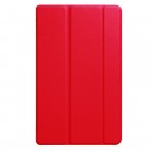 Huawei MediaPad T3 8.0 atverčiamas raudonas odinis dėklas - knygutė