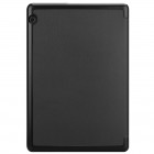 Huawei MediaPad T5 10 atverčiamas juodas odinis dėklas - knygutė