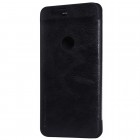 Prabangus „Nillkin“ Qin serijos juodas odinis atverčiamas Huawei Nexus 6P dėklas