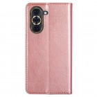 Solidus Huawei Nova 10 Pro rožinis odinis atverčiamas dėklas