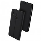 „Dux Ducis“ Skin serijos Huawei P smart 2019 (Honor 10 Lite) juodas odinis atverčiamas dėklas