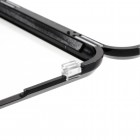 Huawei P smart 2021 Frame skaidrus (permatomas) magnetinis dvigubas plastikinis dėklas