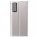 Huawei P smart 2021 View Line sidabrinis atverčiamas dėklas - knygutė