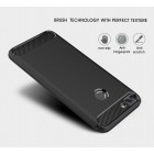 Huawei P smart 2018 (Enjoy 7S) „Carbon“ kieto silikono TPU juodas dėklas - nugarėlė