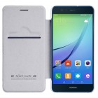 Prabangus „Nillkin“ Qin serijos baltas odinis atverčiamas Huawei P10 Lite dėklas - knygutė