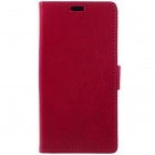 Huawei P20 Pro atverčiamas raudonas odinis dėklas, knygutė - piniginė