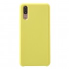 Huawei P20 Shell kieto silikono (TPU) dėklas geltonas - nugarėlė