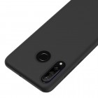 Huawei P30 Lite Shell kieto silikono TPU juodas dėklas - nugarėlė