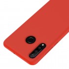 Huawei P30 Lite Shell kieto silikono TPU raudonas dėklas - nugarėlė
