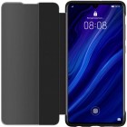 Oficialus Huawei P30 Smart View Flip Cover juodas atverčiamas dėklas - knygutė