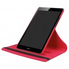 Huawei MediaPad T3 8.0 atverčiamas, sukamas 360 laipsnių, raudonas odinis dėklas - stovas