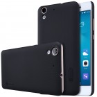 Nillkin Frosted Shield Huawei Y6 II 2 juodas plastikinis dėklas + apsauginė ekrano plėvelė