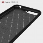 Huawei Y6 2018 (Honor 7A) kieto silikono TPU juodas dėklas - nugarėlė