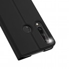 „Dux Ducis“ Skin serijos Huawei Y6p juodas odinis atverčiamas dėklas
