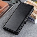 Huawei Y6p atverčiamas juodas odinis dėklas, knygutė - piniginė