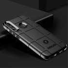 Huawei P40 Lite E (Y7p, Honor 9C) „Stiff“ kieto silikono TPU juodas dėklas - nugarėlė