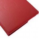 Apple iPad Pro 9.7" atverčiamas, sukiojamas 360 laipsnių, raudonas odinis dėklas - stovas