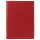 Apple iPad Pro 9.7" atverčiamas, sukiojamas 360 laipsnių, raudonas odinis dėklas - stovas