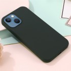 Apple iPhone 13 „Shell“ MagSafe kieto silikono TPU tamsiai žalias dėklas - nugarėlė