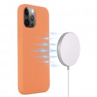 Apple iPhone 13 Pro „Shell“ MagSafe kieto silikono TPU oranžinis dėklas - nugarėlė
