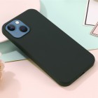 Apple iPhone 14 „Shell“ MagSafe kieto silikono TPU tamsiai žalias dėklas - nugarėlė
