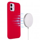 Apple iPhone 14 Pro Max „Shell“ MagSafe kieto silikono TPU raudonas dėklas - nugarėlė