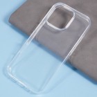 Apple iPhone 16 Pro Max kieto silikono TPU skaidrus dėklas - nugarėlė
