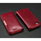 „Kalaideng“ Royale atverčiamas raudonas odinis Apple iPhone SE (5, 5s) dėklas