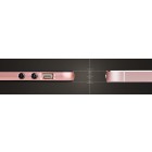 „Rock“ Royce sustiprintos apsaugos Apple iPhone 5 (5s,SE) juodas rožiniais apvadais kieto silikono (TPU) ir plastiko dėklas